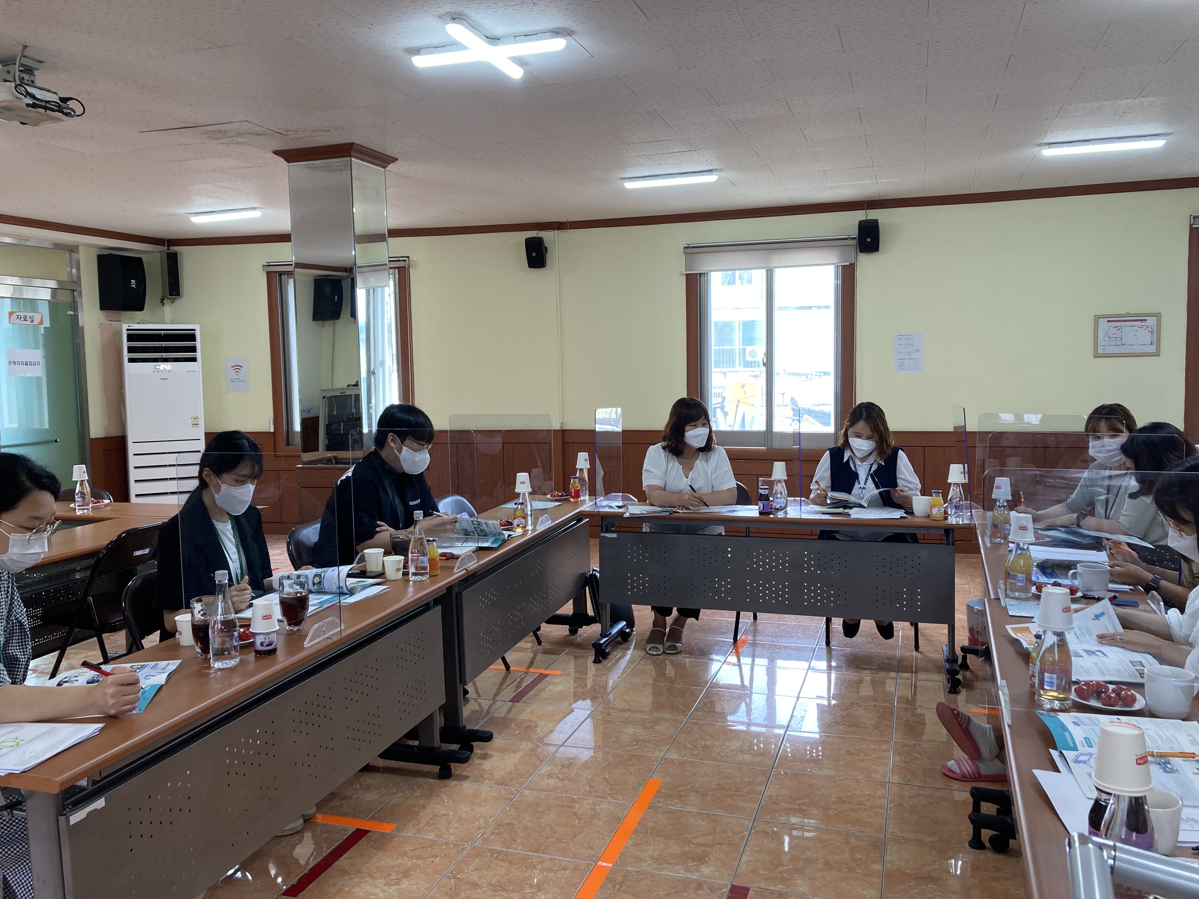 2021년 노인일자리창출지원센터 경남연합회 소식지담당자 및 시스템담당자 회의[2021.07.12]#1